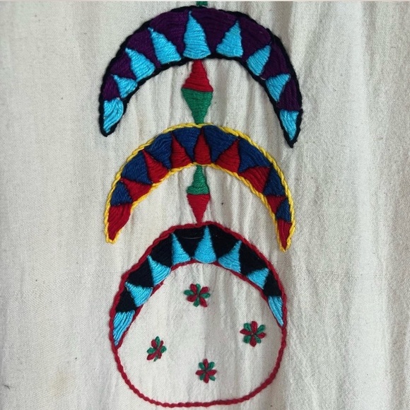 Vintage 60s/70s Embroidered Siwa caftan - Picture 5 of 6